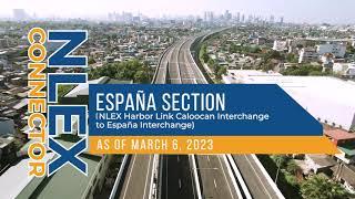 Malapit na malapit na NLEX Connector España section now 99% complete