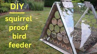 How To Make ● Very Unique Squirrel Proof Bird Feeder  that actually works  