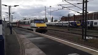 Class 91 91119 at Doncaster.