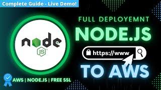 Full Node.js Deployment to AWS - FREE SSL NGINX  Node js HTTPS Server