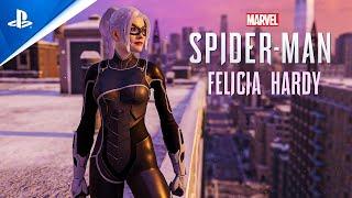 Marvels Black Cat Felicia Hardy Mod in Marvels Spider-Man Miles Morales PC