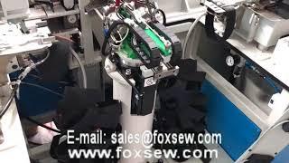 Automatic Elastic Joining Sewing Machine with Double Heads