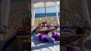 Romantic date on the beach  how to surprise her  him DIY