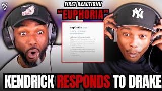 Kendrick Lamar - Euphoria DRAKE DISS  FIRST REACTION