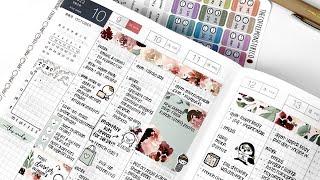 Plan With Me Repurposing Old Sticker Kits  Hobonichi Cousin Planner