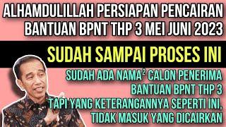 ALHAMDULILLAH PERSIAPAN PENCAIRAN BANTUAN BPNT TAHAP 3 MEI JUNI 2023 SUDAH SAMPAI PROSES INI 