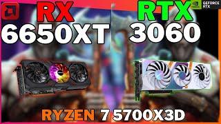 RTX 3060 12GB vs RX 6650 XT - Testes Comparativo em 15 Games 2024