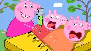 OMG...Stop Please Dont Hurt Peppa and Mummy Pig?  Peppa Pig Funny Animation