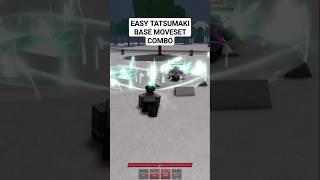 EASY TO PERFORM TATSUMAKI COMBO ROBLOX THE STRONGEST BATTLEGROUNDS