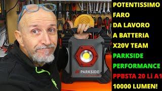 Faro da cantiere a batteria Parkside Performance PPBSTA 20 Li A1 20V X20V Team 10000 lumen smart