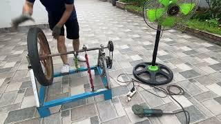 Free energy generator. How to make a free energy generator from a flywheel mechanism