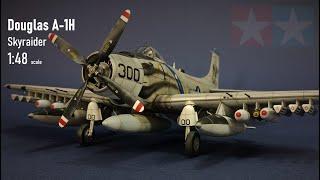 Tamiya Douglas A-1H Skyraider U.S. Navy 148 Scale Model Plane