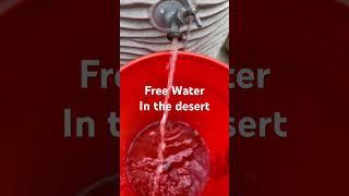 Free Water In The Desert. Harvest your rain water