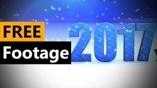 Happy New Year 2017 Animation - FREE Stock Video Footage Download Full HD