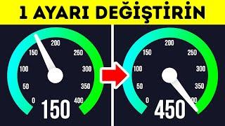 Bir Ayarı Değiştirerek Daha Hızlı Bir İnternete Ulaşın