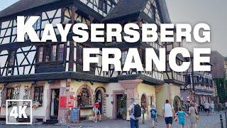 Kaysersberg-Vignoble Alsace FRANCE • 4K 60fps ASMR Real Time Virtual Walking Tour