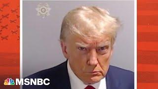 See Trump’s mug shot Maddow reports on the heft of historic booking photo