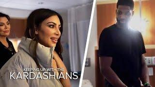 Kim And Tristan Thompson Come Face To Face In Khloes Delivery Room  KUWTK  E