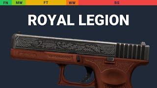 Glock-18 Royal Legion - Skin Float And Wear Preview