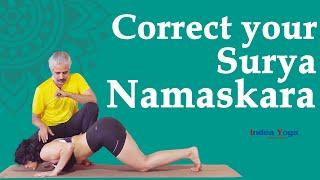 How to Correct Sun Salutation Technique  Mistakes in surya namaskar Practice   By Bharath ji