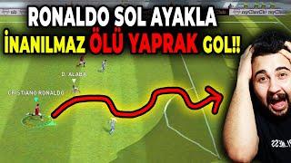 RONALDO O NASIL ÖLÜ YAPRAK GOL??  BECKHAM HARİKA FRİKİKEFOOTBALL PES 2021 MOBILE