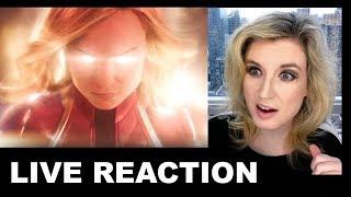 Captain Marvel Trailer REACTION