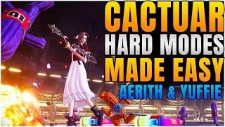 FF7 Rebirth -  Cactuar Crush Hard Mode Guide Aerith & Yuffie