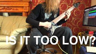 8 String guitar in Drop D sounds mean  Ibanez RGMS8