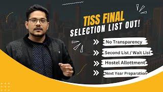 TISS 2023 Final Merit List Out  No Transparency  Wait list  Hostel Allotment  CUET-PG 2025 Prep