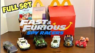 2020 Fast and Furious Spy Racers McDonald’s Happy Meal Full Set