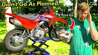 My Fuel Injected CRF110 Nightmare...The Real Reason My CRF110 Pit Bike Build Isnt Done Yet