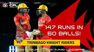 Trinbago Knight Riders SMASH 147 runs in 60 balls  CPL 2024