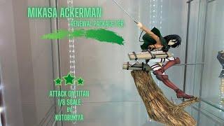 Mikasa Ackerman Figure  Attack on Titan Renewal Package Ver. - 18 Scale by Kotobukiya