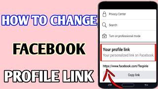 Facebook Profile Link Kaise Change Kare  How To Change Facebook Profile Link Problem