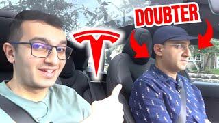 Tesla DOUBTER Changes His Mind After Driving A Tesla For the First Time - MUST SEE REACTION