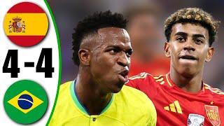 Brasilien vs. Spanien 4-4 – Alle Tore und Highlights – 2024