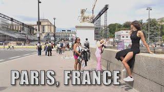 Paris  France - Walking tour in Paris 4K HDR  Paris 4K ultra hd walking tour  Paris Olympic 2024