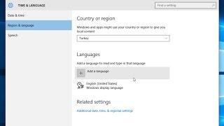 Windows 10 Türkçe Yapma Resimli Anlatım