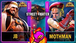 Street Fighter 6  JB RASHID VS Mothman CAMMY  スト6   SF6 4K 60ᶠᵖˢ