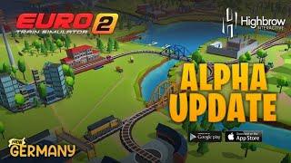 Alpha Update Euro Train Simulator 2 by Highbrow Interactive  New Germany City