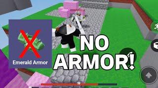 mobile player tries NO ARMOR challenge…