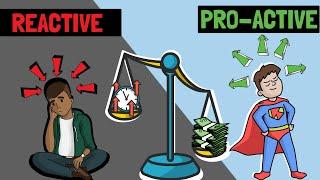 Proactive vs Reactive  How to be Proactive  Proactive Thinker