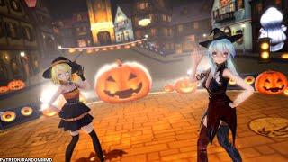 【MMD】Happy Halloween  Miku & Rin Witch