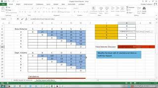 Operations Management using Excel Process Layouts in Facility Layout Models Video 33