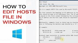  How to Edit Hosts and other Windows Files That Require Administrator Privileges