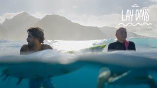 Corona Lay Days Tatiana Weston-Webb and Filipe Toledo in Tahiti