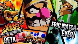 Mario Gangs Unexpected Ending In Battle League Mario Strikers Battle League Online Battle Beta