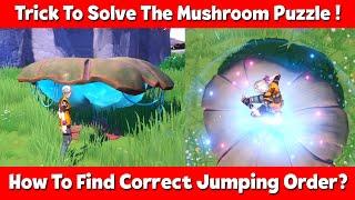 Trick To Solve Mushroom Puzzle Glowshroom In Tower Of Fantasy JumpBounce To Get Black Nucleus