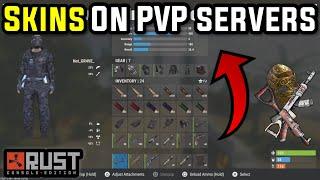 How to use Skins on PVP Aim training Servers - Rust Console Edition