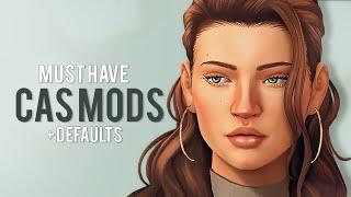 My Must Have CAS Mods & Defaults + links  the sims 4